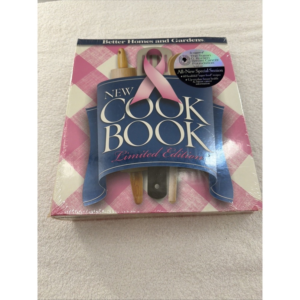 Better Homes & Gardens New Cookbook Limited Edition Pink 2005 Ring Bound Sealed